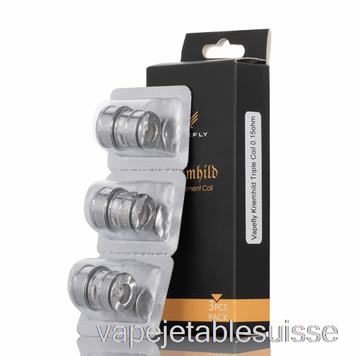 Vape Suisse Vapefly Kriemhild Bobines De Remplacement Bobines Triple Maille 0,15ohm